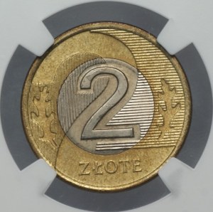 III RP, 2 Gold 2007, NGC MS64