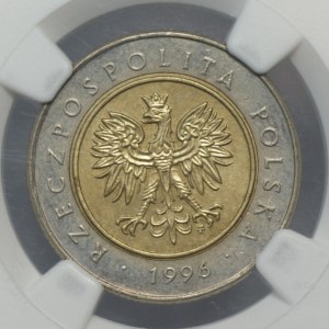 III RP, 5 gold 1996, NGC MS 62
