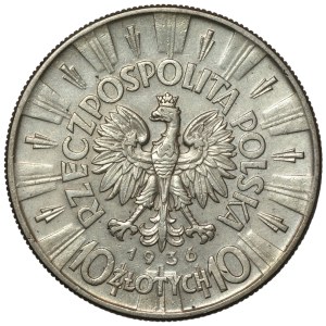 II RP, 10 zloty 1936, Józef Piłsudski