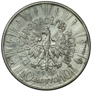 II RP, 10 zloty 1935, Józef Piłsudski