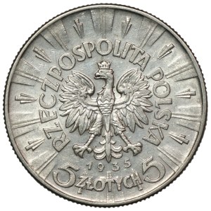II RP, 5 zloty 1935, Józef Piłsudski