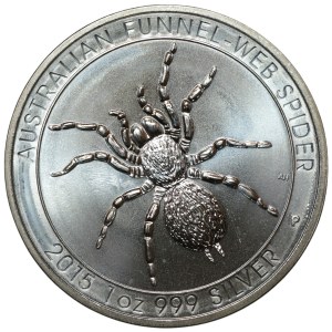 Australia, $1 2015, Spider Atrax