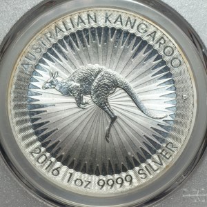 Australia, $1 2016, Kangaroo, PCGS MS70