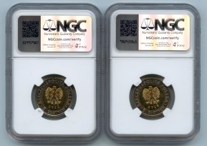 Third Republic, 5 gold (2022-2023), NGC MS66, set of 2 coins