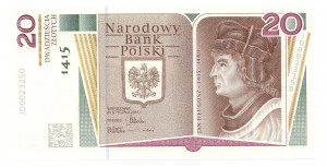 III RP, 20 zl 2015, Jan Dlugosz