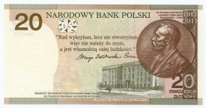 III RP, 20 gold 2011, MS series, Maria Skłodowska-Curie