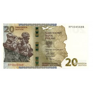III RP, 20 złotych 2022, seria RP, Ochrona polskiej granicy wschodniej