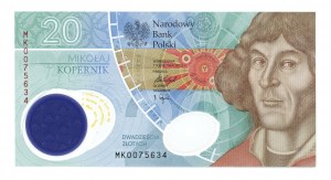 Third Republic, 20 zloty 2022, MK series, Nicolaus Copernicus