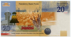 Third Republic, 20 zloty 2021, LK series, Lech Kaczynski