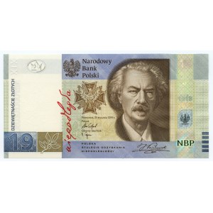 III RP, 19 złotych 2019, seria RP, 100. rocznica powstania PWPW