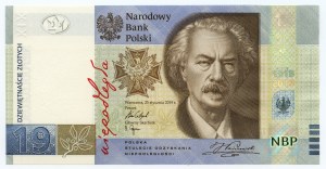 Third Republic, 19 zloty 2019, RP series, 100th anniversary of PWPW.