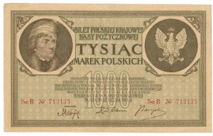 1,000 Polish marks 1919, series B