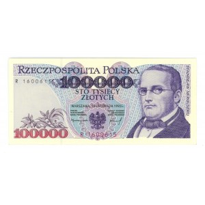 PRL, 100.000 złotych 1993, seria R
