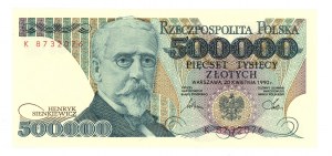 People's Republic of Poland, 500,000 zloty 1990, series K