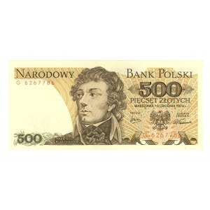 PRL, 500 złotych 1974, seria G
