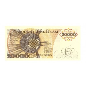 PRL, 20.000 złotych 1989, seria AE