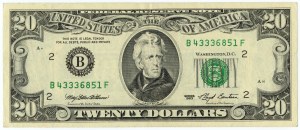 USA, $20 1993, Series B