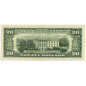 USA, 20 dolarów 1993, seria B