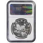 Chiny, 10 yuanów 1997, Jednorożec, NGC BRILLIANT UCIRCULATED