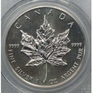 Kanada, 5 dolarów 1988, Liść klonowy, PCGS MS67