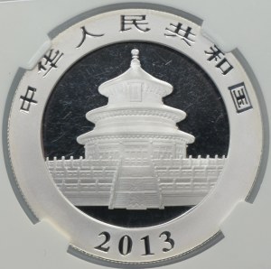China, 10 yuan 2013, Panda, NGC MS 69