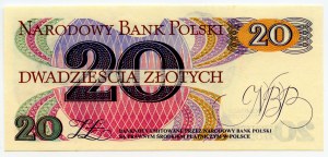 People's Republic of Poland, 20 gold 1982, AA series