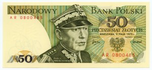 PRL, 50 zloty 1975, AR series