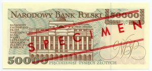 PRL, 50,000 zloty 1993, series A, MODEL 0954*.