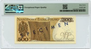 People's Republic of Poland, 500 gold 1974, series K 0000000, MODEL 1349*, PMG 67 EPQ, 2nd max note