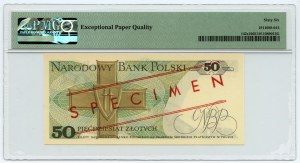 People's Republic of Poland, 50 zloty 1988, series GB 0000000, MODEL 0740*, PMG 66 EPQ