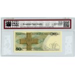 PRL, 50 złotych 1975, seria F, PCGS 66 EPQ