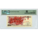 PRL, 100 złotych 1976, seria AK, WZÓR 0460*, PMG 68 EPQ