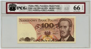 People's Republic of Poland, 100 gold 1975, C series, PCGS 66 EPQ