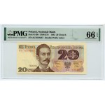 PRL, 20 złotych 1982, seria AU, PMG 66 EPQ