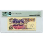 PRL, 20 złotych 1982, seria AU, PMG 66 EPQ