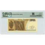 PRL, 500 złotych 1982, seria FE, PMG 66 EPQ