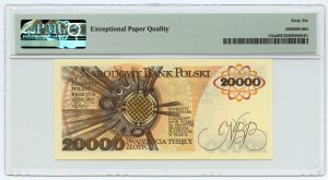People's Republic of Poland, 20,000 gold 1989, AM series, PMG 66 EPQ