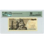 PRL, 2000 złotych 1979, seria AL, PMG 67 EPQ