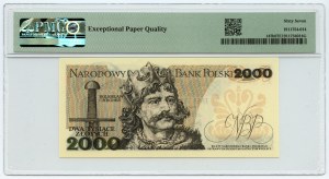 People's Republic of Poland, 2000 gold 1979, AL series, PMG 67 EPQ