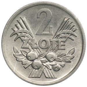 PRL, 2 zloty 1971, Berries