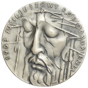 Polska, Medal jubileuszowy, Rok Odkupienia, 1983, Ag 916, 50,07 g