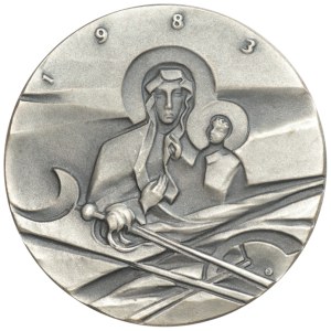 Polska, Medal 300-lecie odsieczy wiedeńskiej 1983, Ag 925, 44,68 g