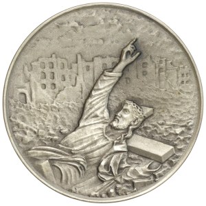 Medal, 40th Anniversary of the Warsaw Uprising, 1984, Ag 925, 38.95 g