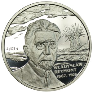 Polska, Medal Władysław Reymont, Chłopi Nobel 1924, Ag 925, 28,63 g