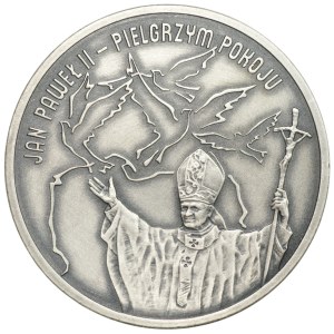 Medal, John Paul II, Pilgrim of Peace, 2005, Ag 500, 24.57 g