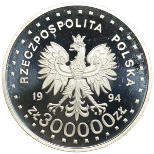 Third Republic, 300,000 zloty 1994, 50th anniversary of the Warsaw Uprising