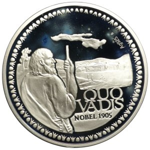 Medal, Henryk Sienkiewicz, Quo Vadis Nobel 1905, Ag 925