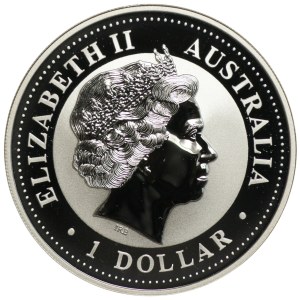 Australia, $1 2000 - Kookaburra, Ag 999