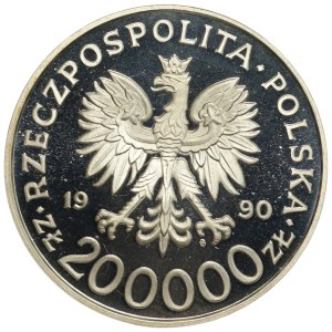 III RP, 200,000 zlotys 1990, Stefan Rowecki 