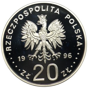 Third Republic, 20 gold 1996, Thousandth anniversary of the city of Gdansk